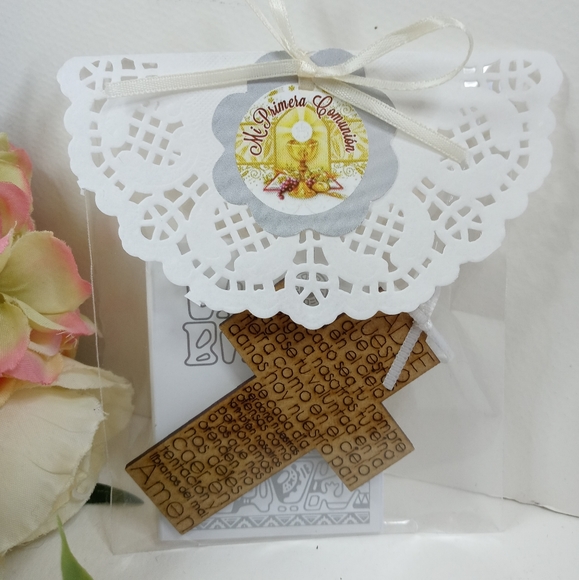 Cross Our Father First Communion Party Favors. Cruz llavero primera comunión. - Picture 6 of 8